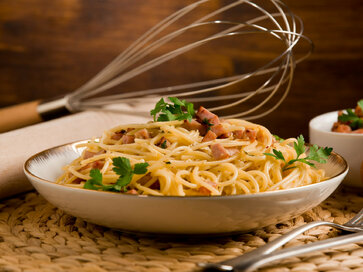 Špagety Carbonara so syrom Vršatec