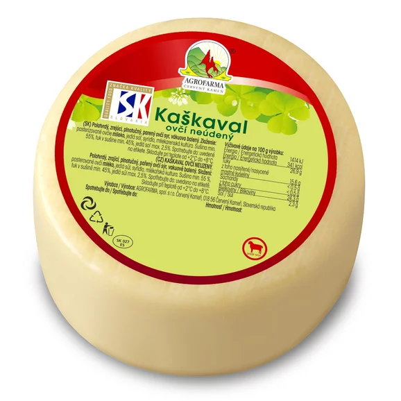 Kaškaval ovčí syr neúdený Kaškaval ovčí syr neúdený